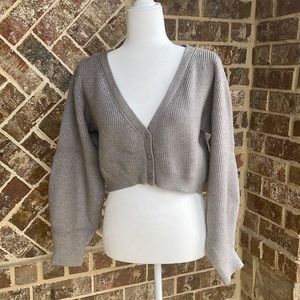 Who what wear cropped cardigan